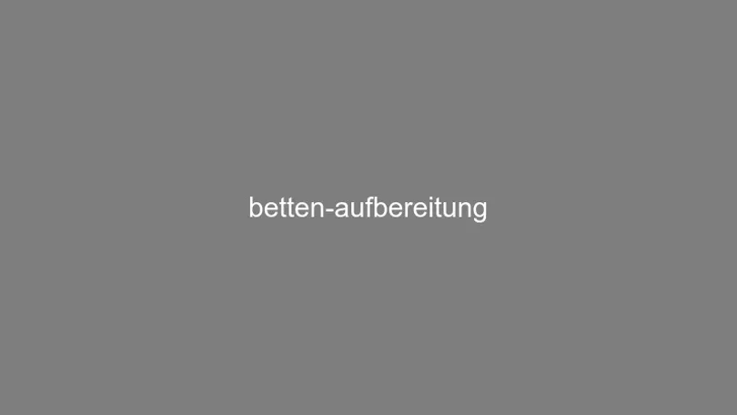 Image about einfach und effizient – neue lösung für die bettenaufbereitung